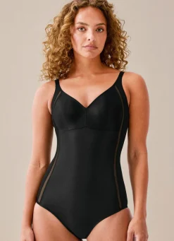 Clearance BADER Sanft formendes Naturana Minimizer-Hosenkorselett SCHWARZ