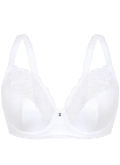 Outlet BADER Sassa Bügel-BH mit elastischer Spitze WEISS