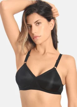 Outlet BADER Sassa Dreierpack BH in verschiedenen Farbstellungen 1X WEISS, 1X PUDER, 1X SCHWARZ