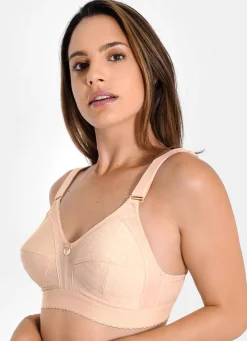 Discount SASSA Zweierpack-BH mit bequemem Unterbrustband 1X WEISS, 1X BEIGE