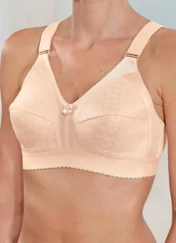 Discount SASSA Zweierpack-BH mit bequemem Unterbrustband 1X WEISS, 1X BEIGE