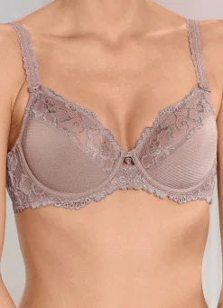 Hot BADER Sassa Bügel-BH mit elastischer Spitze NOUGAT