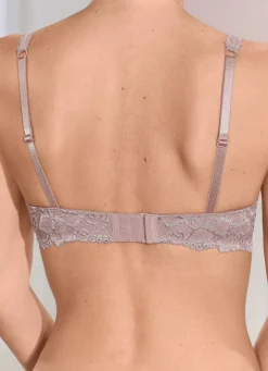 Hot BADER Sassa Bügel-BH mit elastischer Spitze NOUGAT