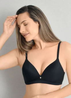 Outlet BADER Sassa BH mit vorgeformten Cups SCHWARZ