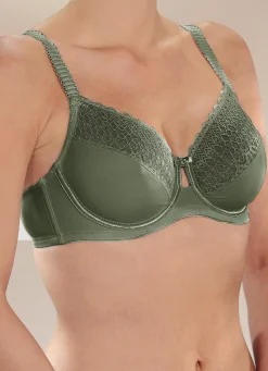 Clearance BADER Sassa Zweierpack Bügel-BH 1X OLIV, 1X WEISS