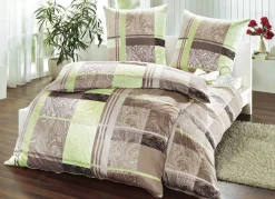 New BADER Satin Bettwäsche-Garnitur LIND