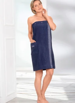 BADER Saunakilt mit aufgesetzten Taschen MARINE