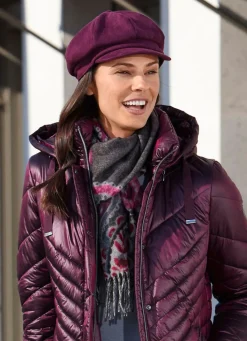 Outlet BADER Schal mit Paisleydessin ZYKLAM-TITAN-MARSALA-SCHWARZ