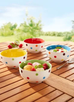 Best BADER Schalen-Set, 4-teilig, aus Dolomit BUNT