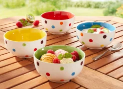 Best BADER Schalen-Set, 4-teilig, aus Dolomit BUNT