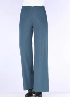 Discount KLAUS MODELLE MADE IN GERMANY Schicke Hose in bequemer Weite JEANSBLAU MELIERT