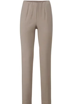 Hot BADER Schicke Hose in bequemer Schlupfform TAUPE