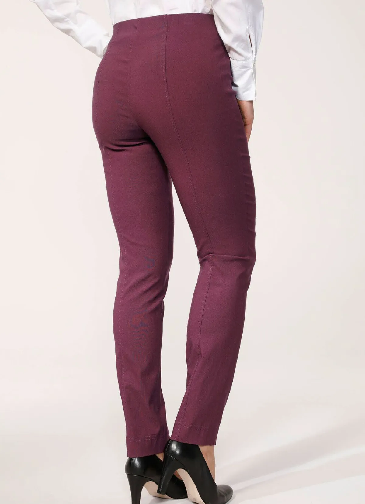 Online BADER Schicke Hose in bequemer Schlupfform BORDEAUX