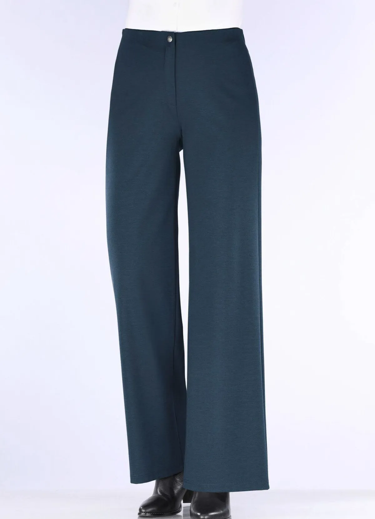 Best KLAUS MODELLE MADE IN GERMANY Schicke Hose in bequemer Weite MARINE