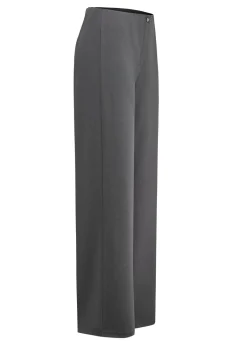 KLAUS MODELLE MADE IN GERMANY Schicke Hose in bequemer Weite ANTHRAZIT MELIERT