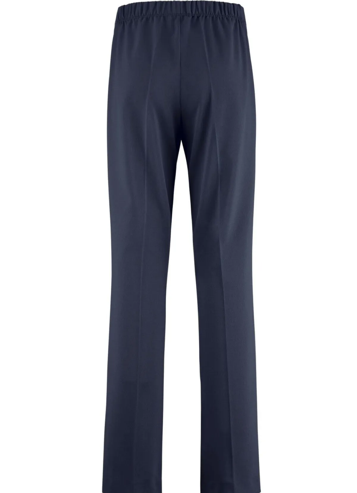 KLAUS MODELLE MADE IN GERMANY Schicke Hose mit ausgestellter Fußweite MARINE