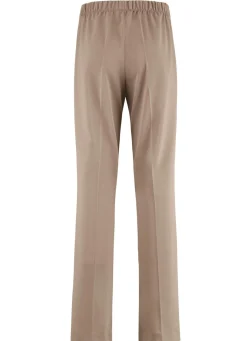 New KLAUS MODELLE MADE IN GERMANY Schicke Hose mit ausgestellter Fußweite SAND
