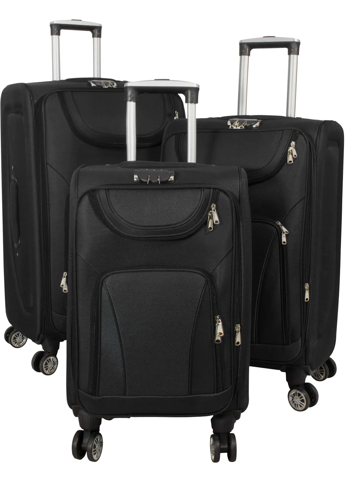 Discount BADER Schicke Reisebegleiter - Koffer-Set 3-teilig schwarz