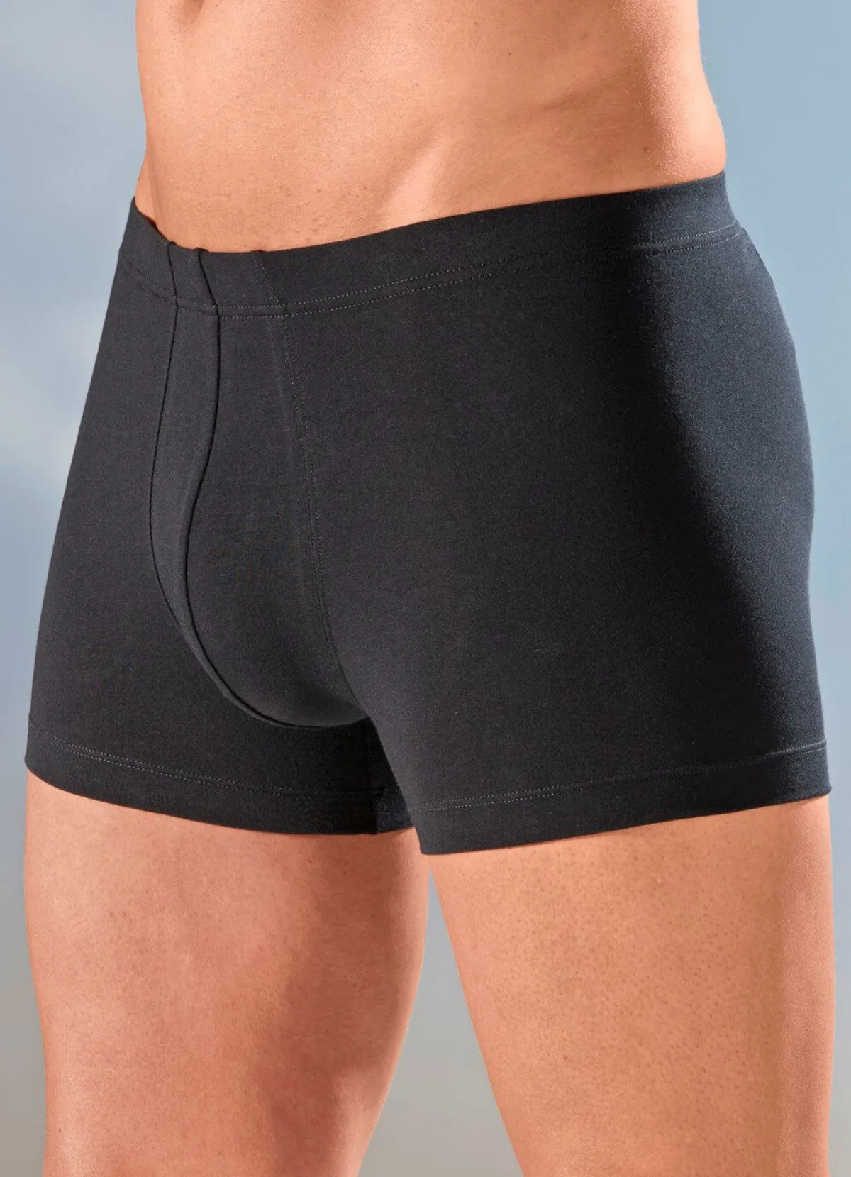 Best BADER Schiesser Dreierpack Pants mit Dehnbund SCHWARZ