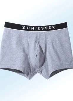 Outlet SCHIESSER Dreierpack Pants mit Elastikbund 3X GRAU MELIERT