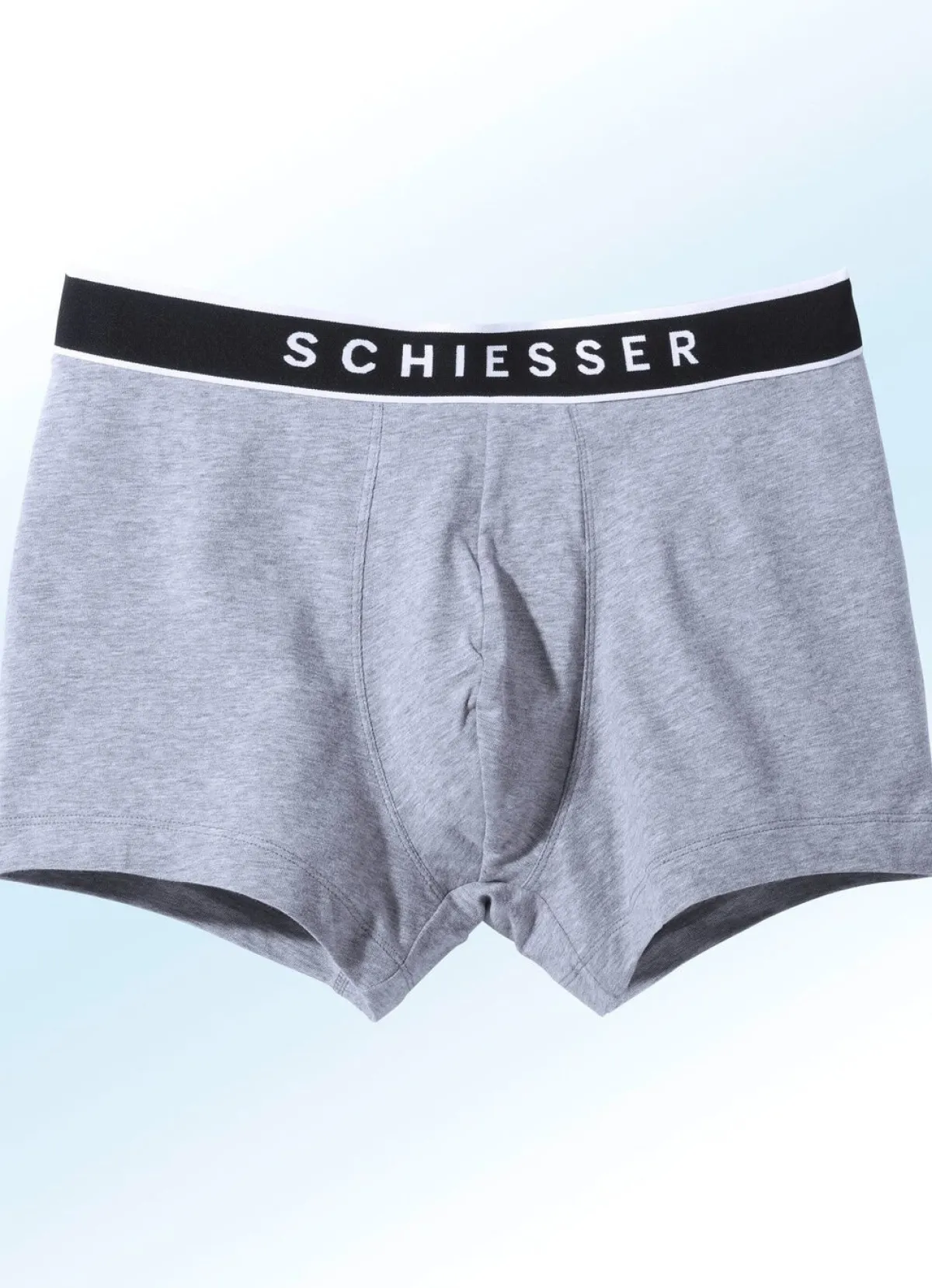 Outlet SCHIESSER Dreierpack Pants mit Elastikbund 3X GRAU MELIERT