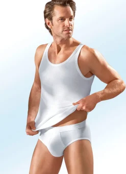 Discount SCHIESSER Dreierpack Sportjacken aus Feinripp, weiß WEISS
