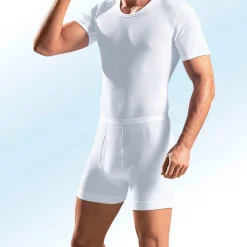 Discount SCHIESSER Unterhose aus Doppelripp mit Eingriff, weiß WEISS