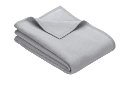 BADER Schlafdecke auch extralang SILBER