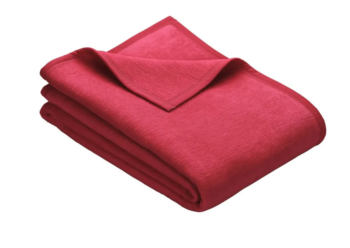 Sale BADER Schlafdecke auch extralang ROT