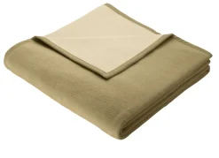 Best BADER Schlafdecke mit Veloursbandeinfassung CAMEL