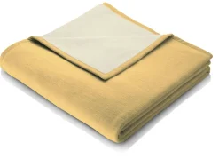 Discount BADER Schlafdecke mit Veloursbandeinfassung GOLD