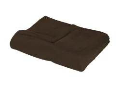 Hot BADER Schlafdecke und Kissen in samtiger Qualität BRAUN