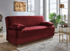 Best BADER Schlafsofa bordeaux