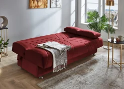 Best BADER Schlafsofa bordeaux