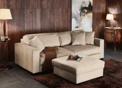 Best BADER Schlafsofa mit bequemer Schaumstoffpolsterung CREME