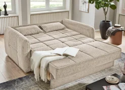 Hot BADER Schlafsofa mit Bettkasten CREME