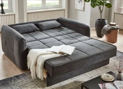 Clearance BADER Schlafsofa mit Bettkasten ANTHRAZIT