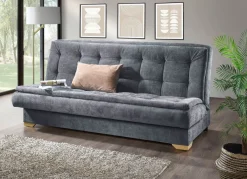 Sale BADER Schlafsofa mit Bettkasten für eine erholsame Auszeit GRAU