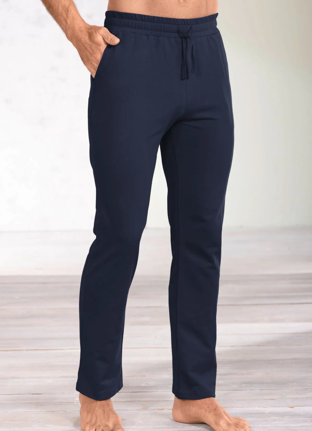 Online GLEYMOR Schlaf-und Freizeithose aus Heavy Jersey MARINE