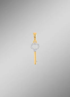 Sale BADER Schlüssel-Anhänger mit 14 Diamanten