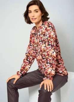 Best BADER Schlupfbluse mit Floralprint MULTICOLOR