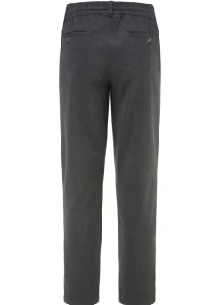 Outlet BADER Schlupfhose mit Gummibund in 3 Farben ANTHRAZIT MELIERT