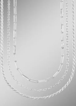 Outlet BADER Schmuckset, 3-teilig, aus drei Halsketten