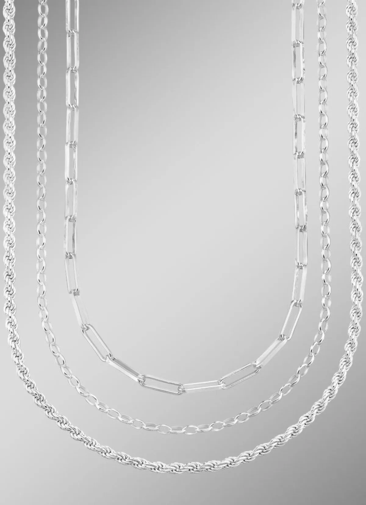 Outlet BADER Schmuckset, 3-teilig, aus drei Halsketten