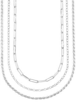 Outlet BADER Schmuckset, 3-teilig, aus drei Halsketten