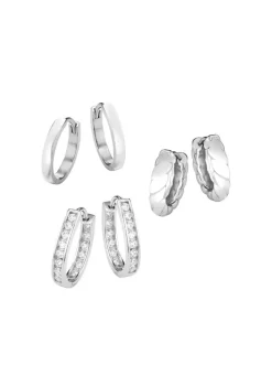 New BADER Schmuckset, 3-teilig, aus drei Paar Creolen