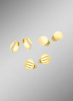 Online BADER Schmuckset, 3-teilig, aus 3 Paar Ohrsteckern