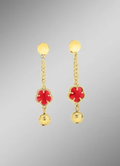 BADER Schmuckset, 3-teilig, im Blumendesign