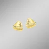 Online BADER Schöne Ohrstecker mit Rillendesign