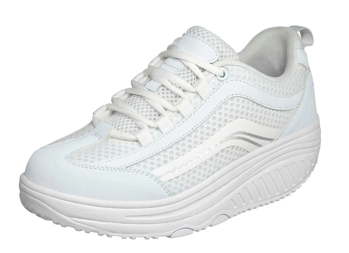 Discount BADER Schnürschuh Aerosoft Walker WEISS
